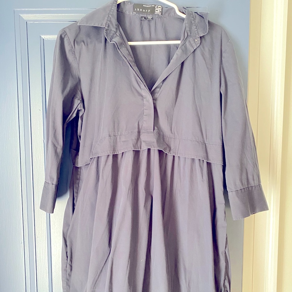 Theory mini shirts dress